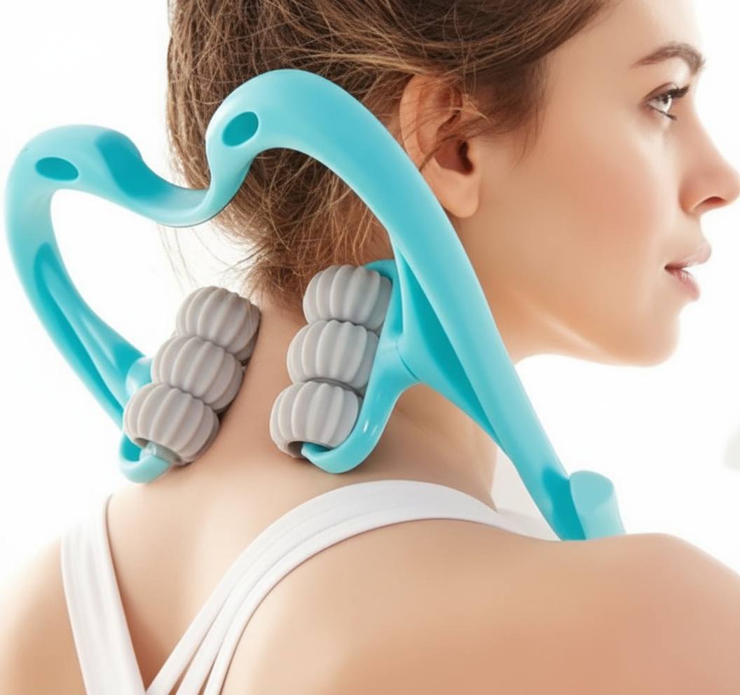 Six-Wheel Neck Massager